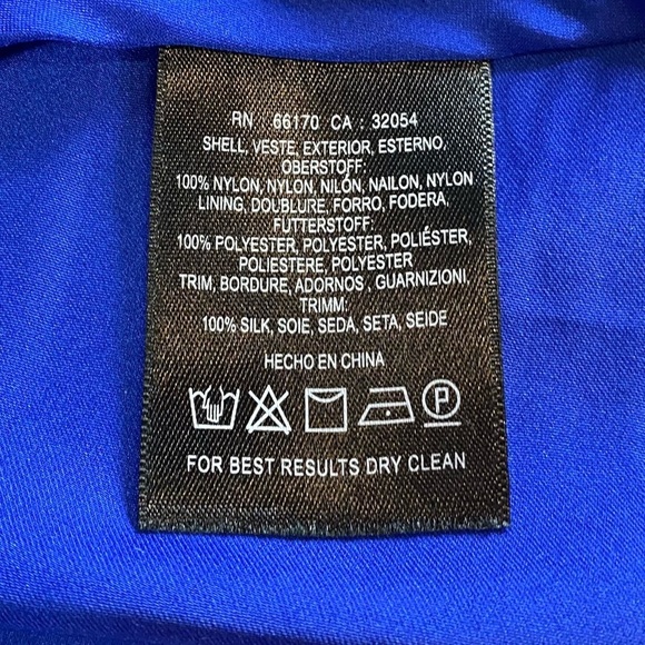 Moulinette Soeurs Blue Black Lace Overlay Dress 1/2 Zip in Back Women’s Dress 4 - Picture 10 of 13